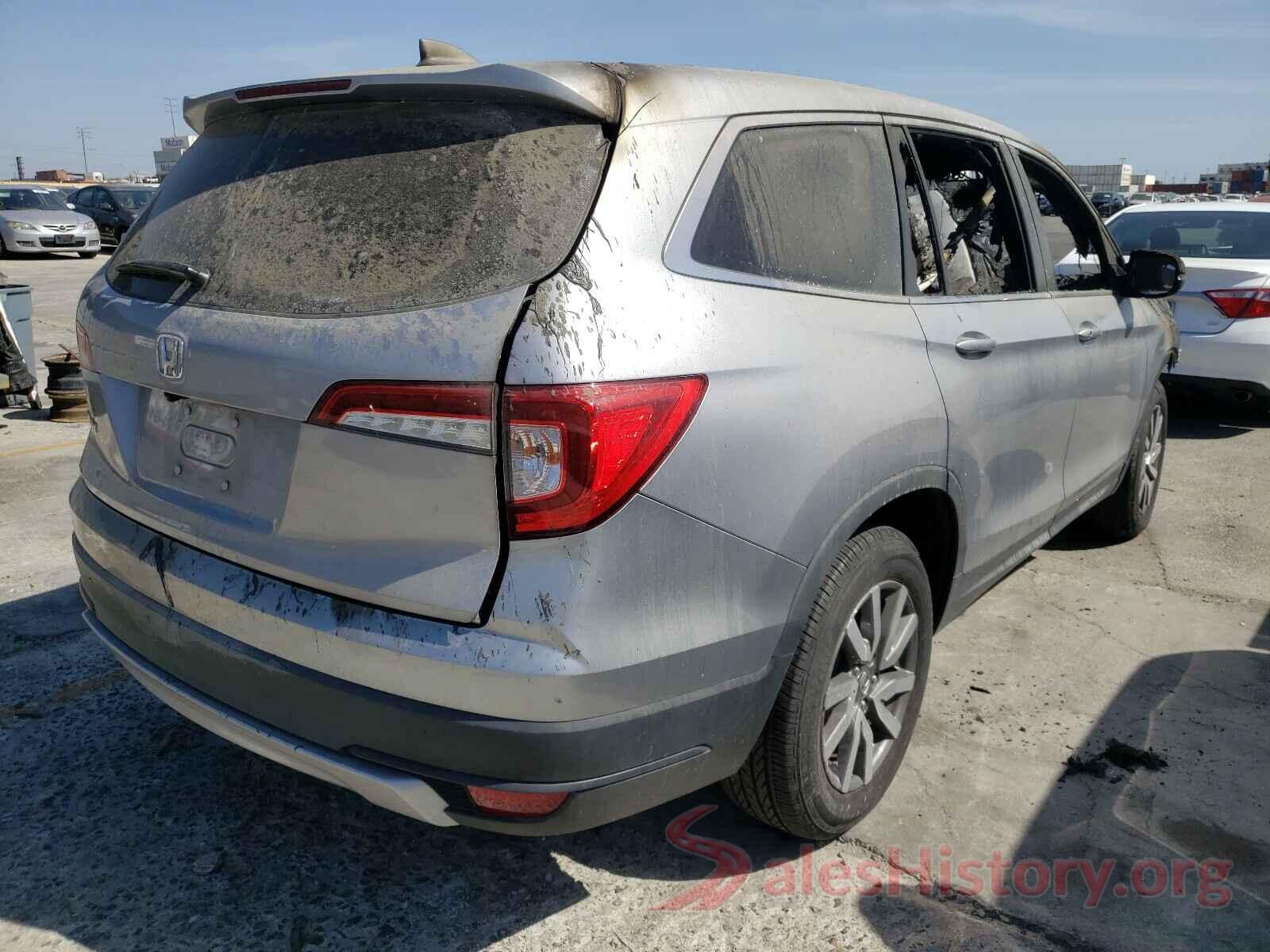 5FNYF5H47KB017162 2019 HONDA PILOT