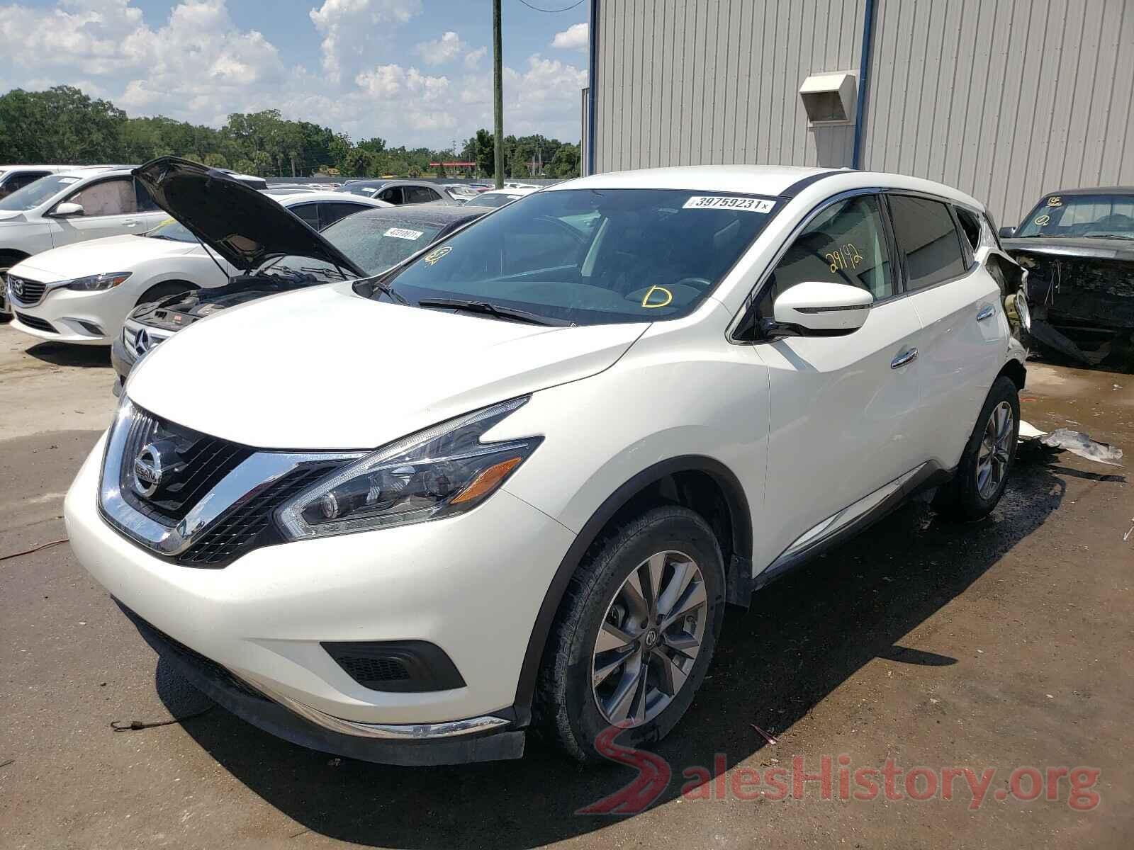 5N1AZ2MGXJN142871 2018 NISSAN MURANO