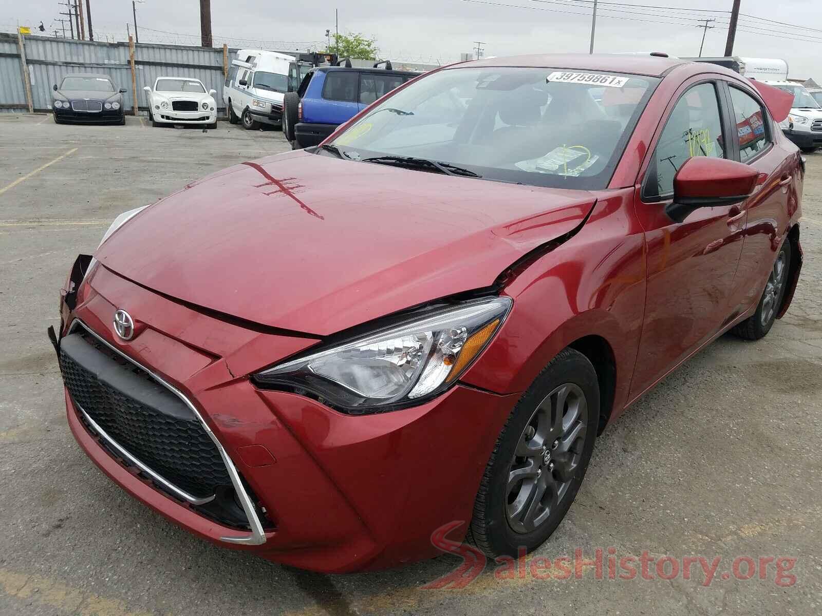 3MYDLBYV6KY525840 2019 TOYOTA YARIS