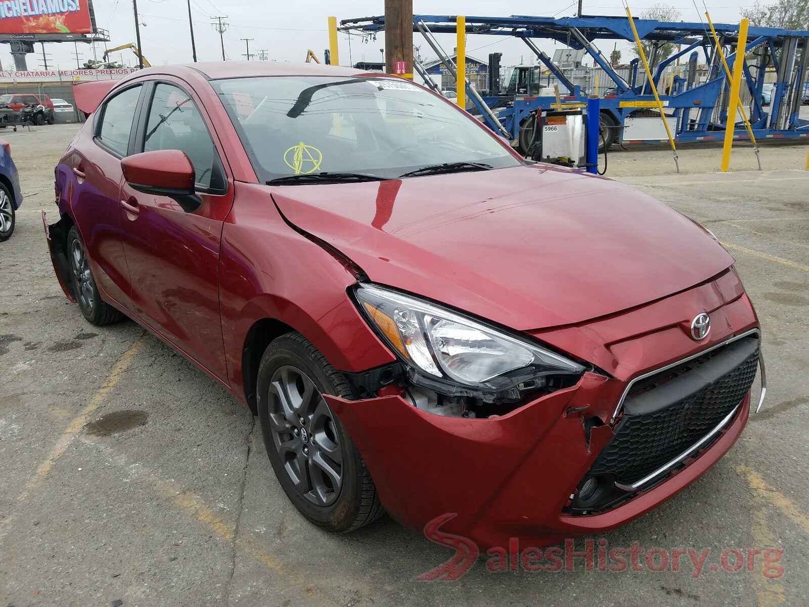 3MYDLBYV6KY525840 2019 TOYOTA YARIS