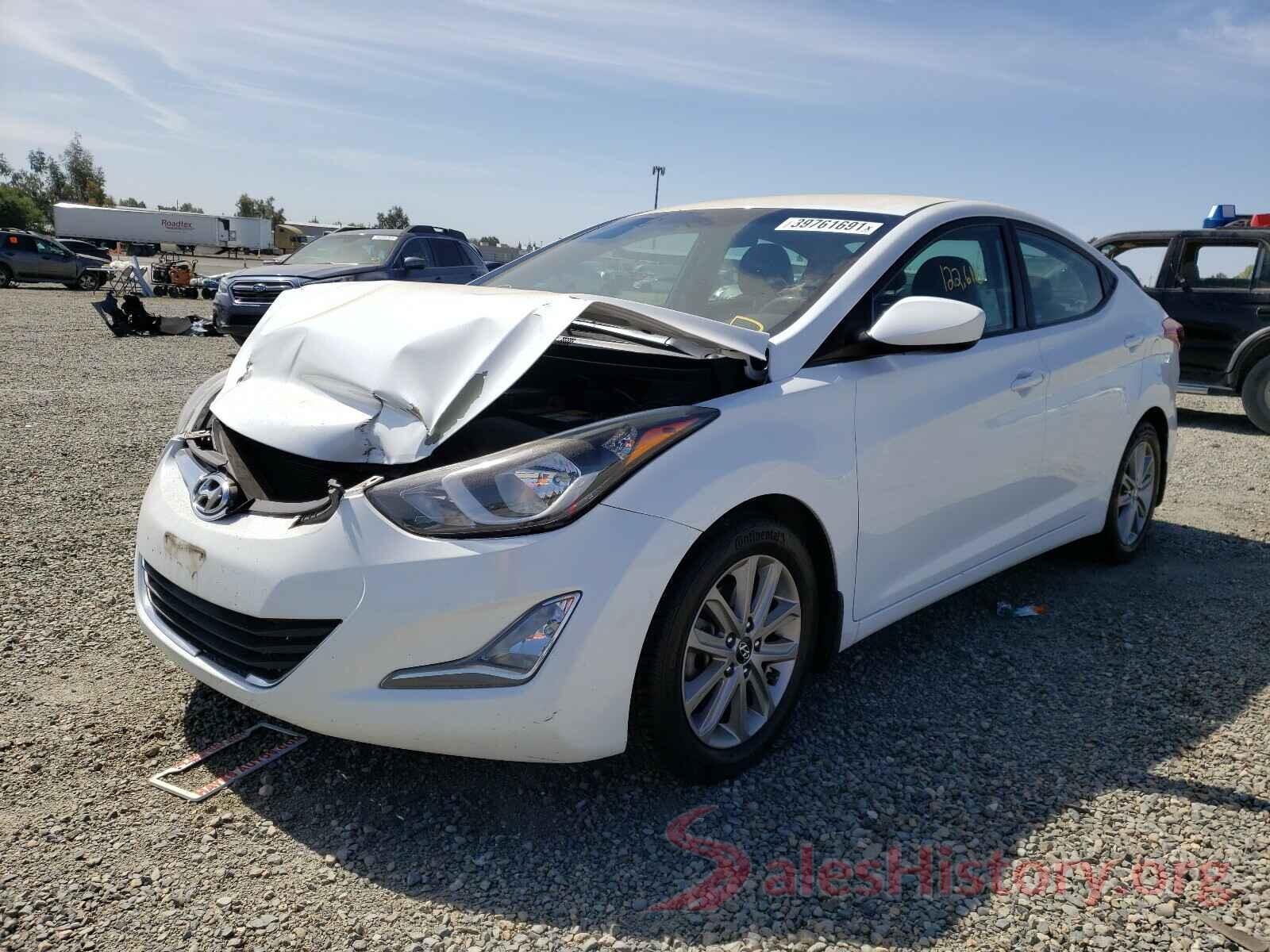 5NPDH4AE4GH661152 2016 HYUNDAI ELANTRA