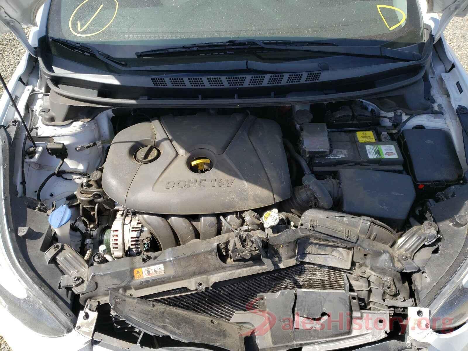 5NPDH4AE4GH661152 2016 HYUNDAI ELANTRA