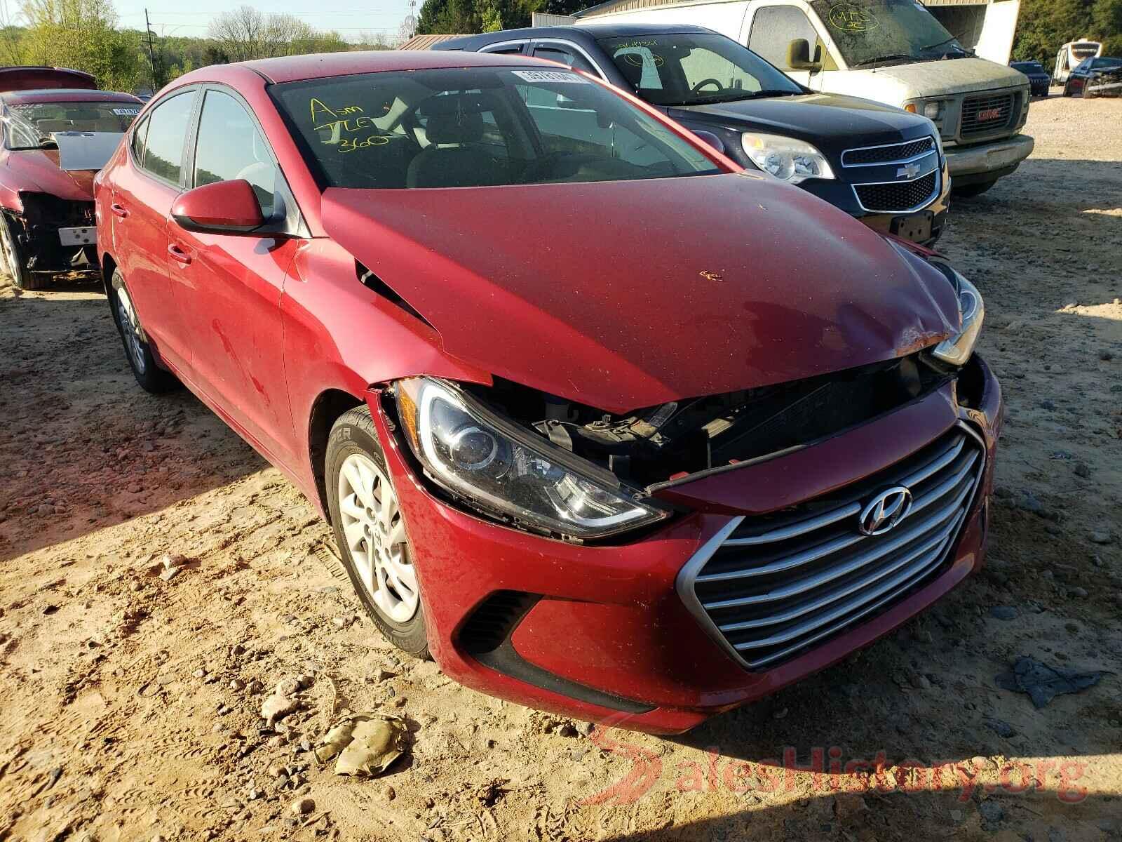 5NPD74LF7HH140632 2017 HYUNDAI ELANTRA