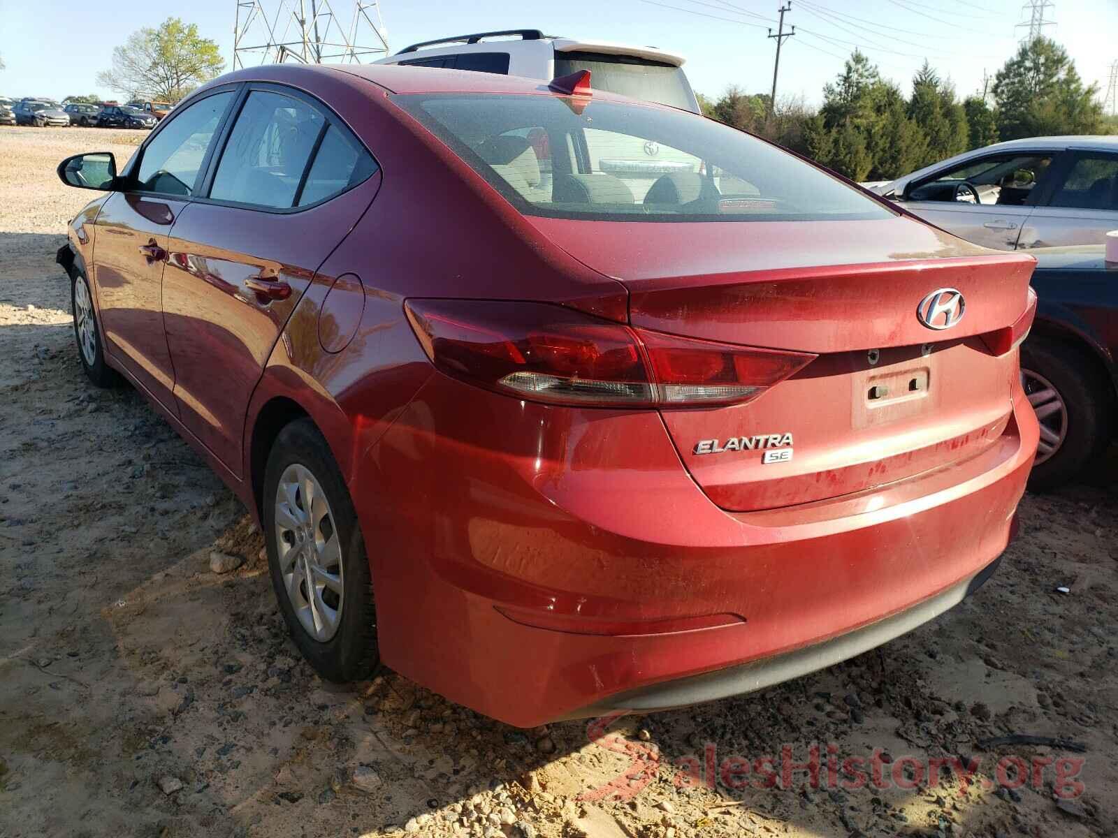 5NPD74LF7HH140632 2017 HYUNDAI ELANTRA