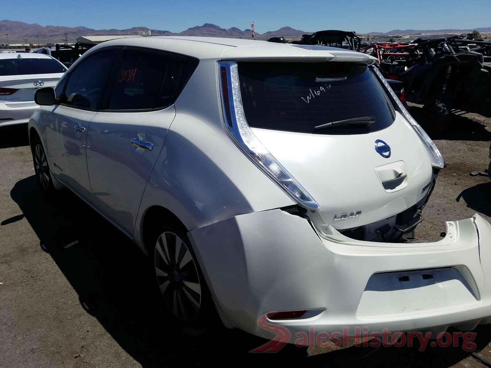 1N4AZ0CP2EC333282 2014 NISSAN LEAF