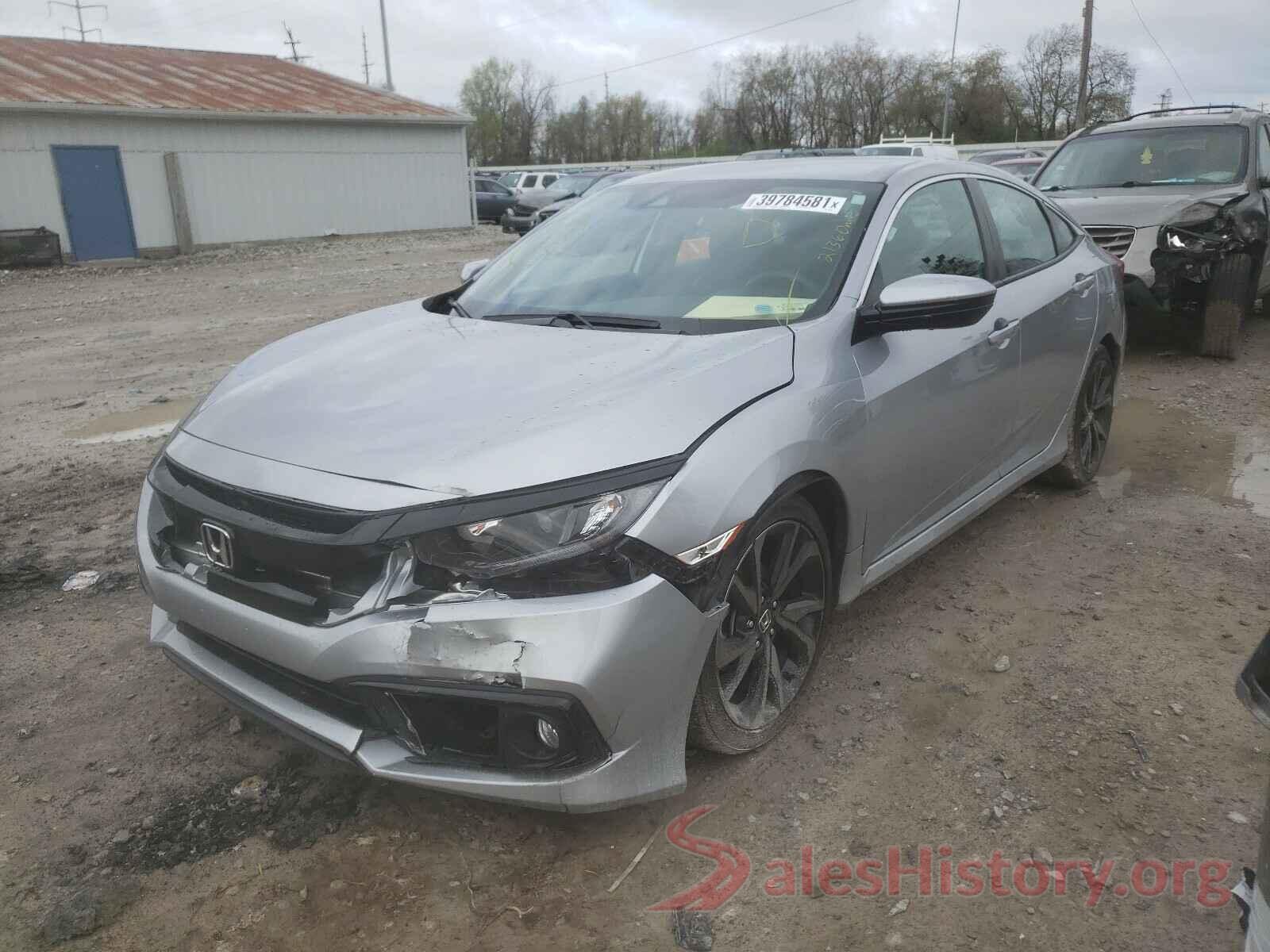 2HGFC2F8XKH573840 2019 HONDA CIVIC