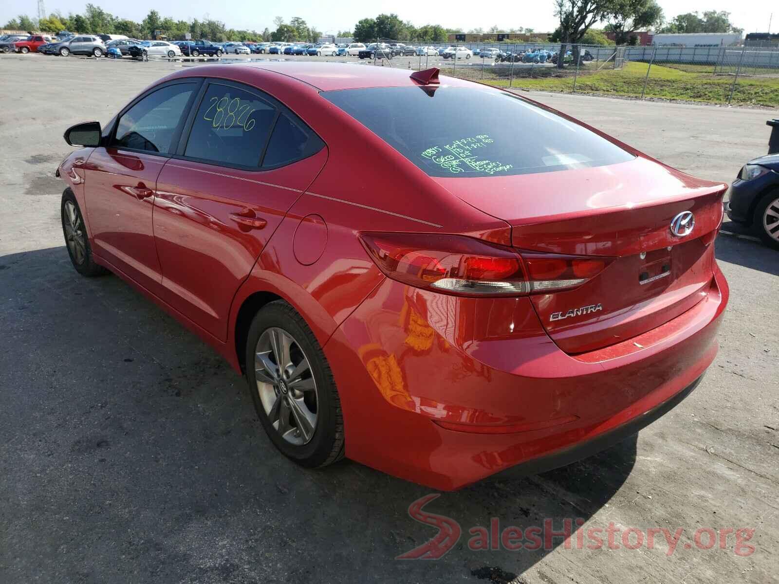 5NPD84LF4HH023345 2017 HYUNDAI ELANTRA