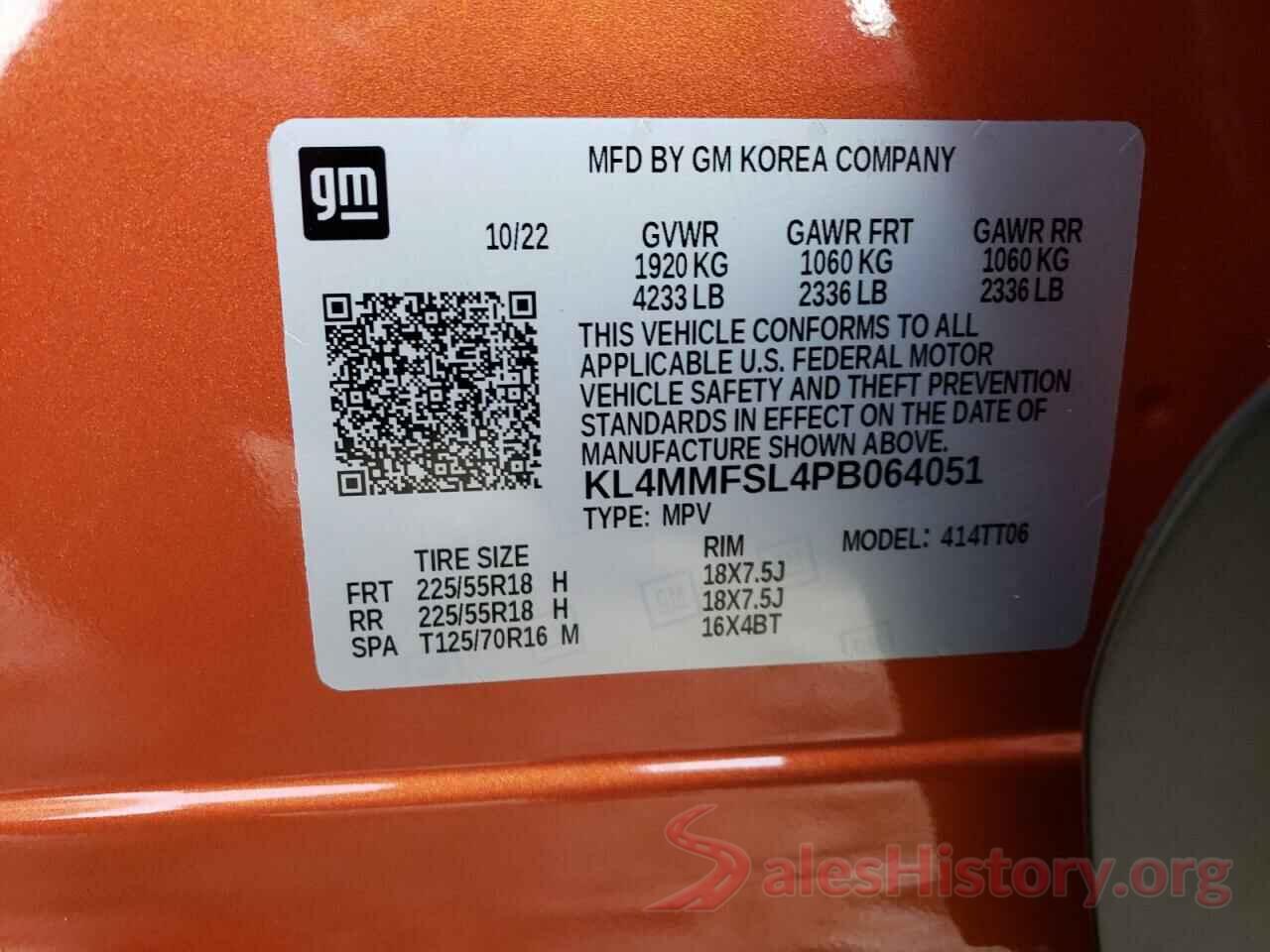 KL4MMFSL4PB064051 2023 BUICK ENCORE