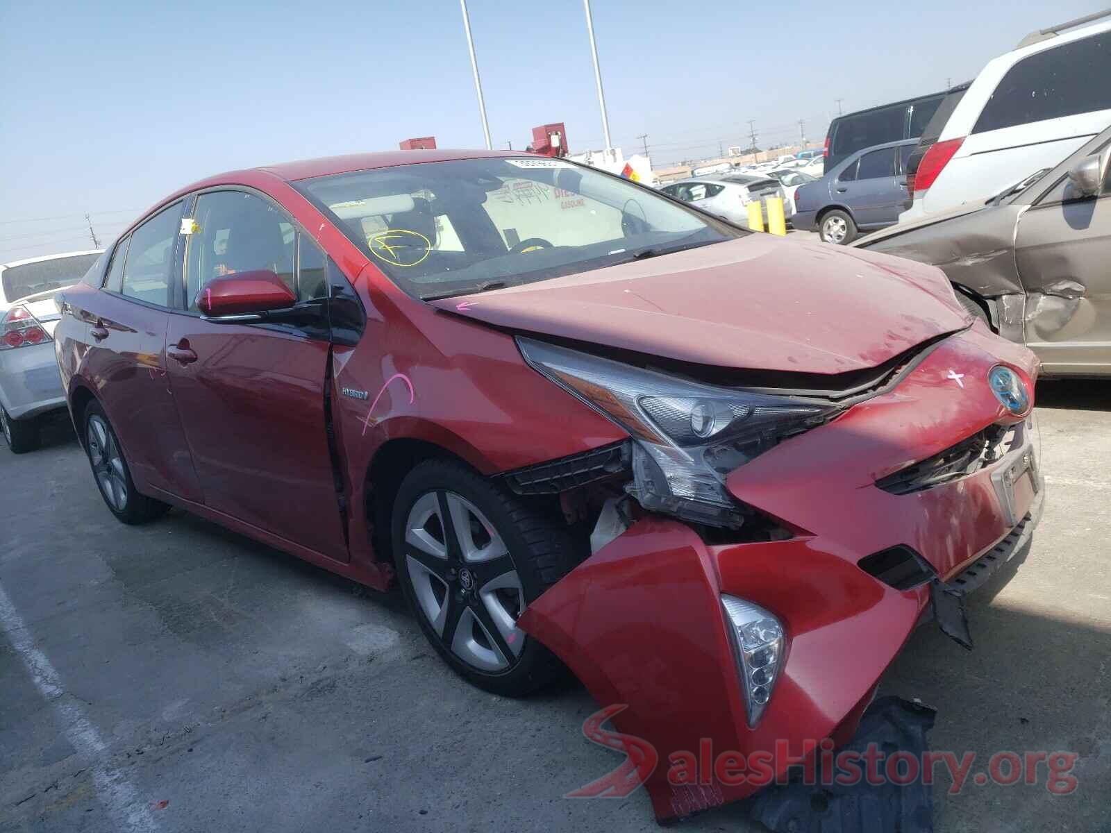 JTDKARFU9G3509419 2016 TOYOTA PRIUS