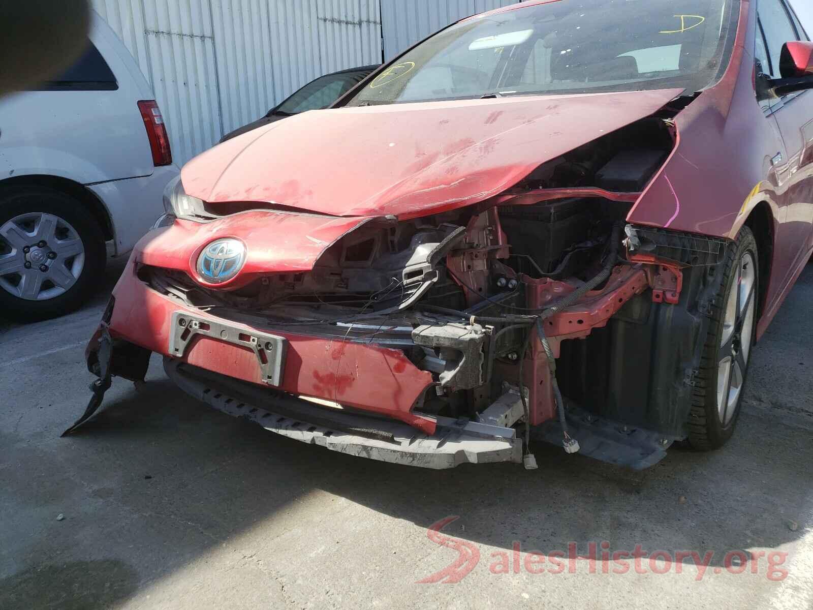 JTDKARFU9G3509419 2016 TOYOTA PRIUS