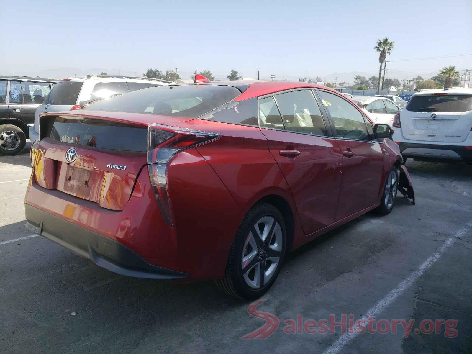 JTDKARFU9G3509419 2016 TOYOTA PRIUS