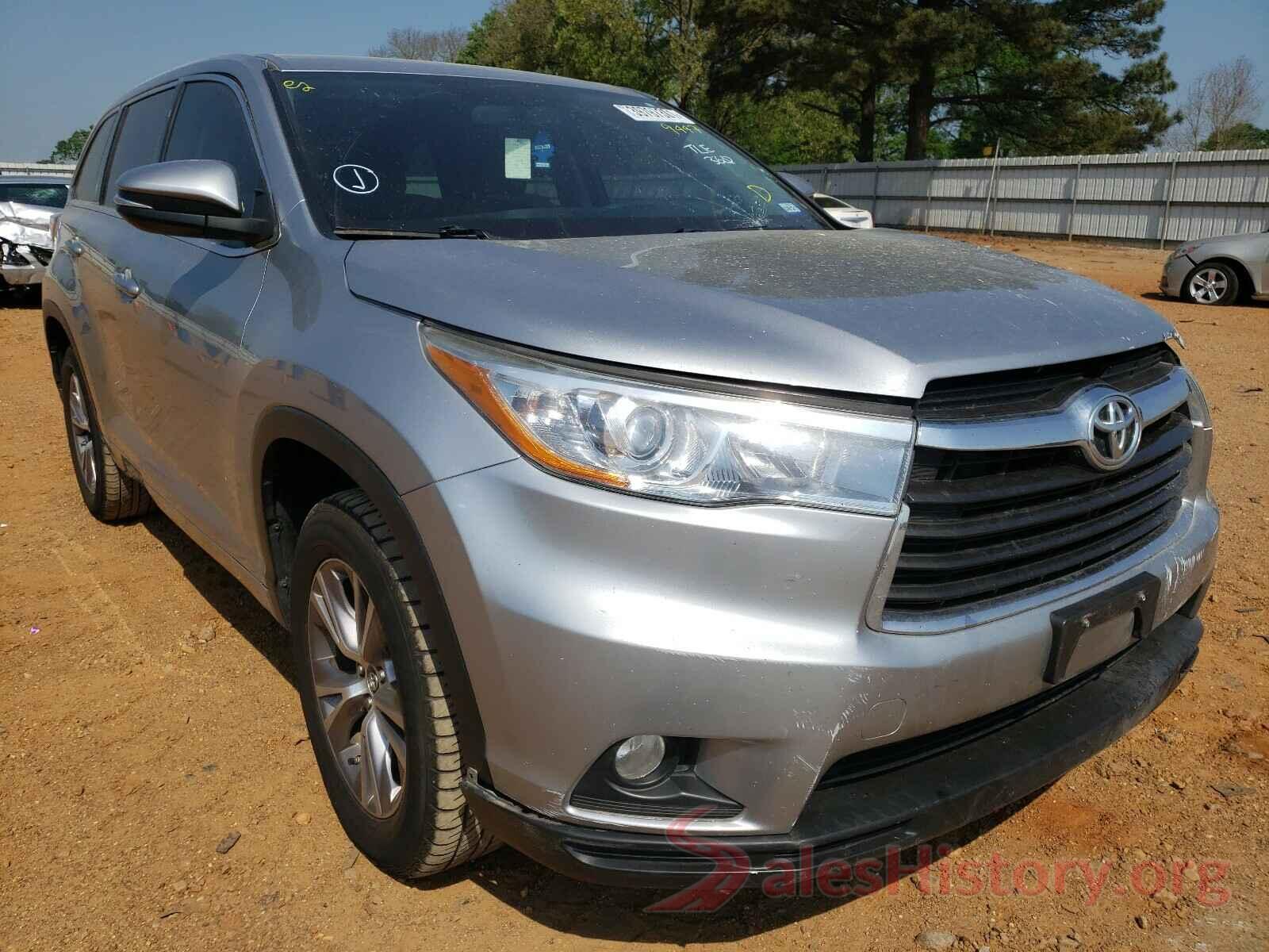 5TDZKRFH3GS149447 2016 TOYOTA HIGHLANDER