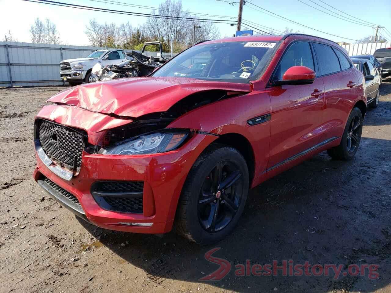 SADCL2GX5KA605877 2019 JAGUAR F-PACE