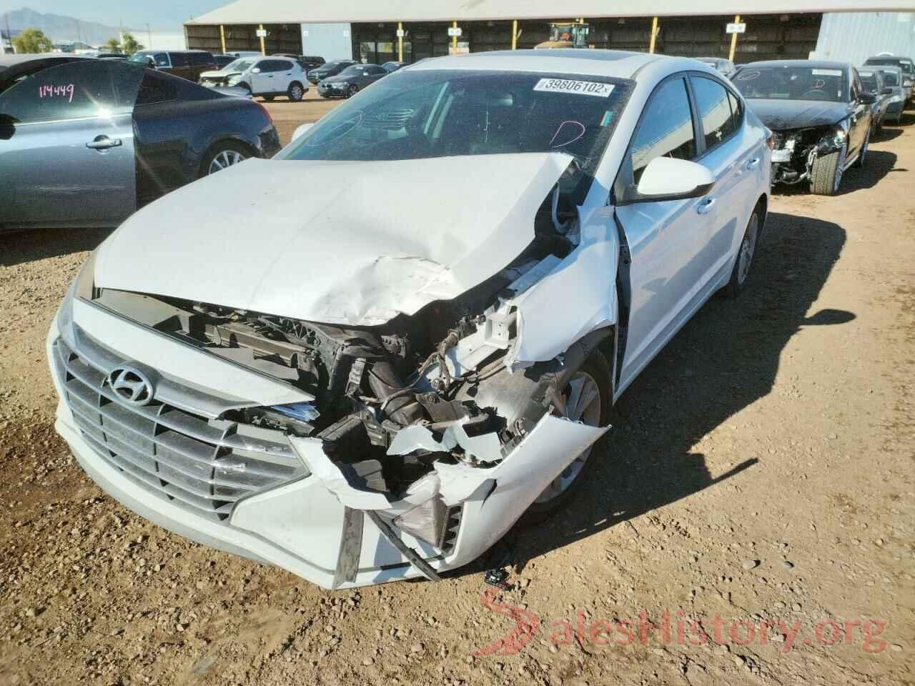 5NPD84LF1KH460033 2019 HYUNDAI ELANTRA