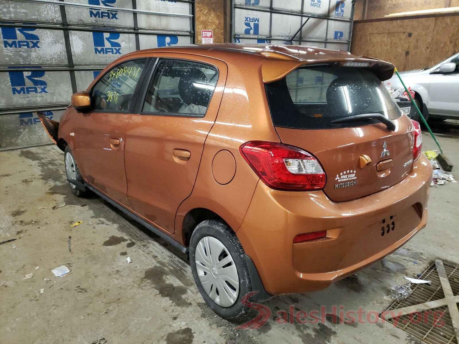 ML32A3HJ8KH015423 2019 MITSUBISHI MIRAGE