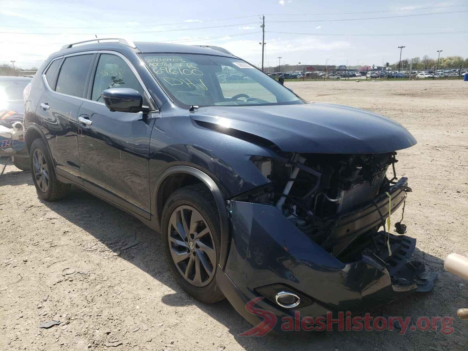 KNMAT2MV9GP696100 2016 NISSAN ROGUE