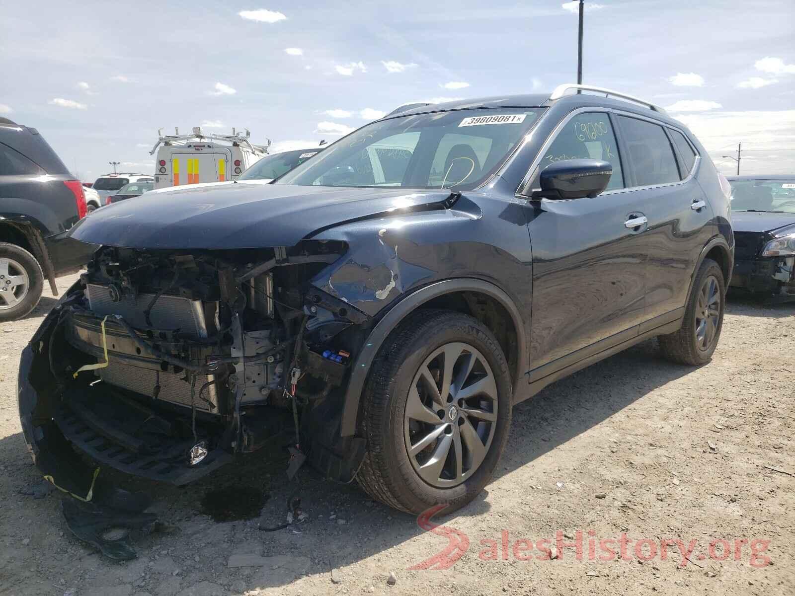 KNMAT2MV9GP696100 2016 NISSAN ROGUE