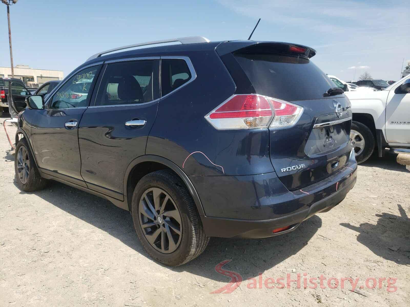 KNMAT2MV9GP696100 2016 NISSAN ROGUE