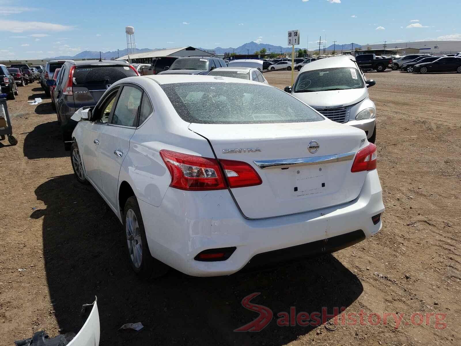 3N1AB7APXKY322031 2019 NISSAN SENTRA