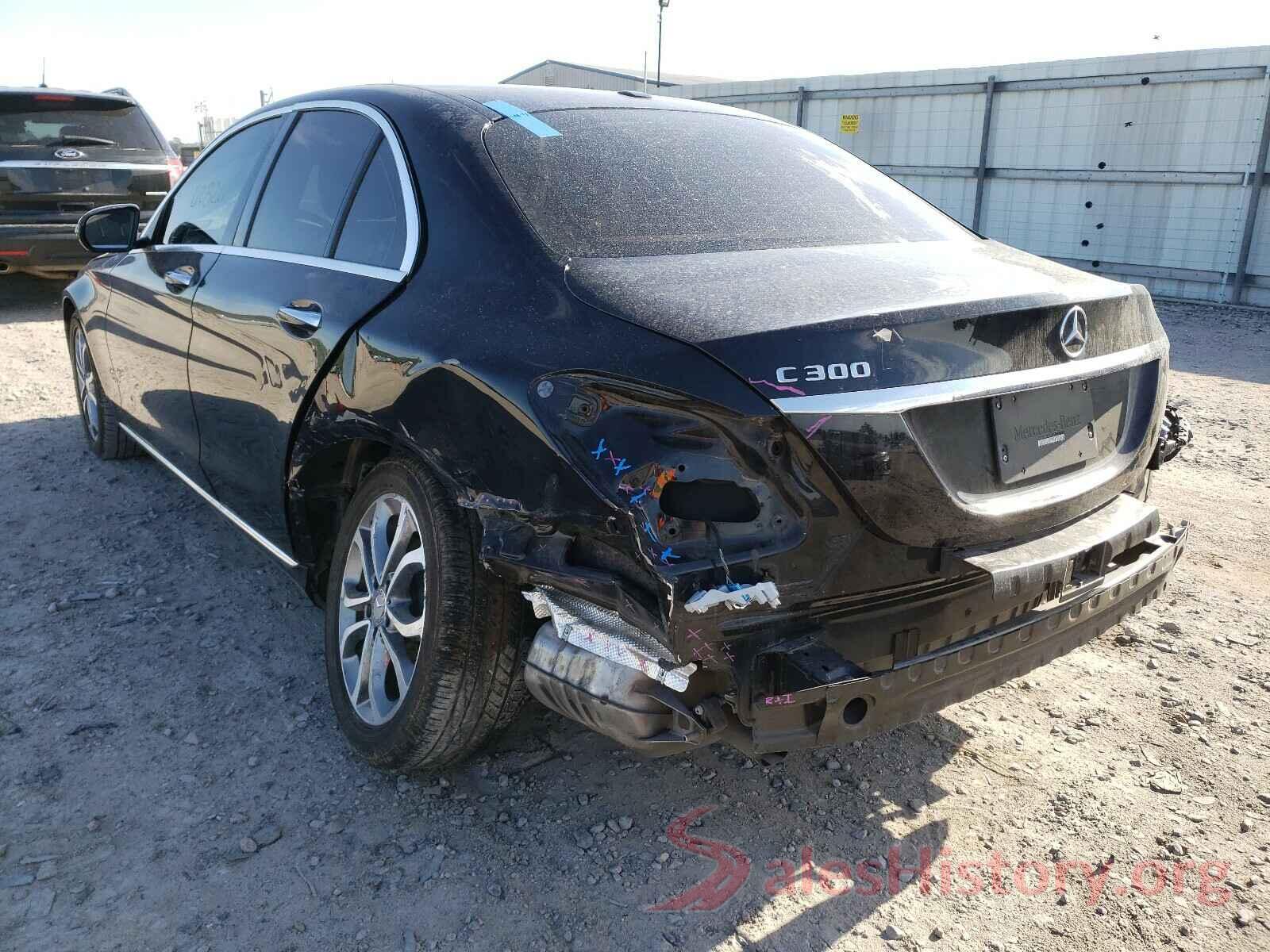 55SWF4JB0HU179152 2017 MERCEDES-BENZ C CLASS