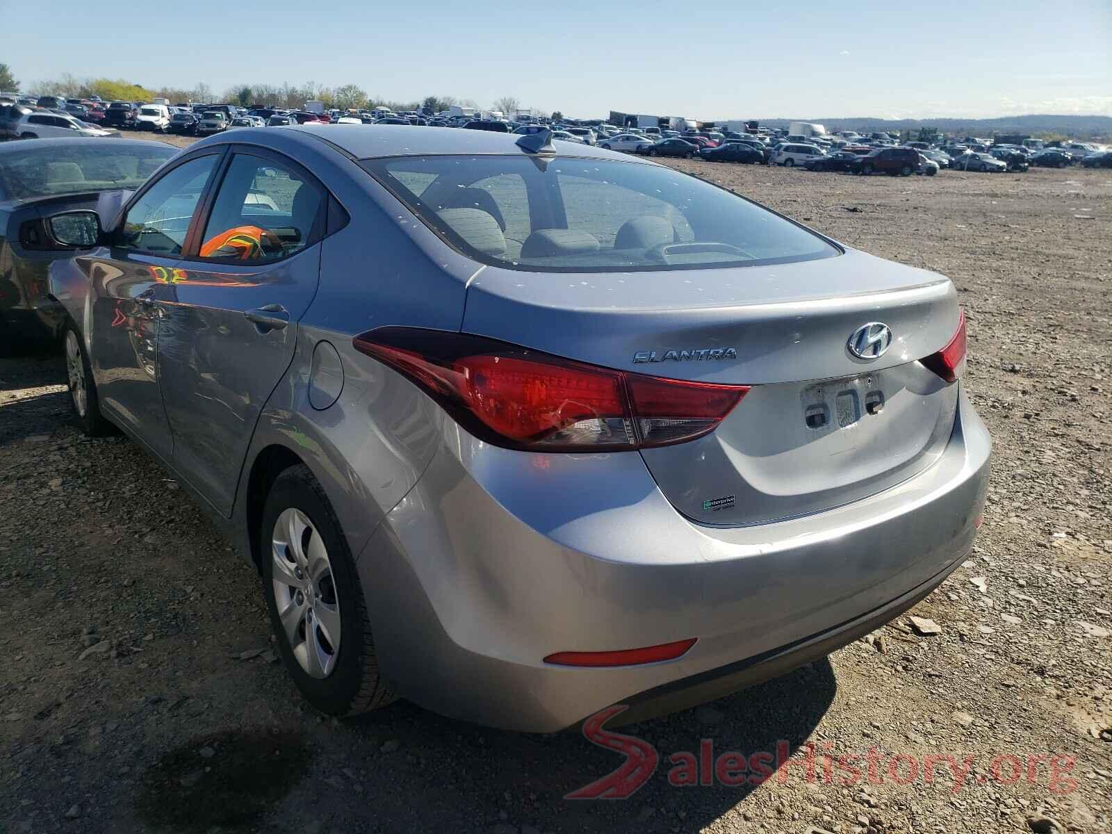 5NPDH4AE6GH736367 2016 HYUNDAI ELANTRA