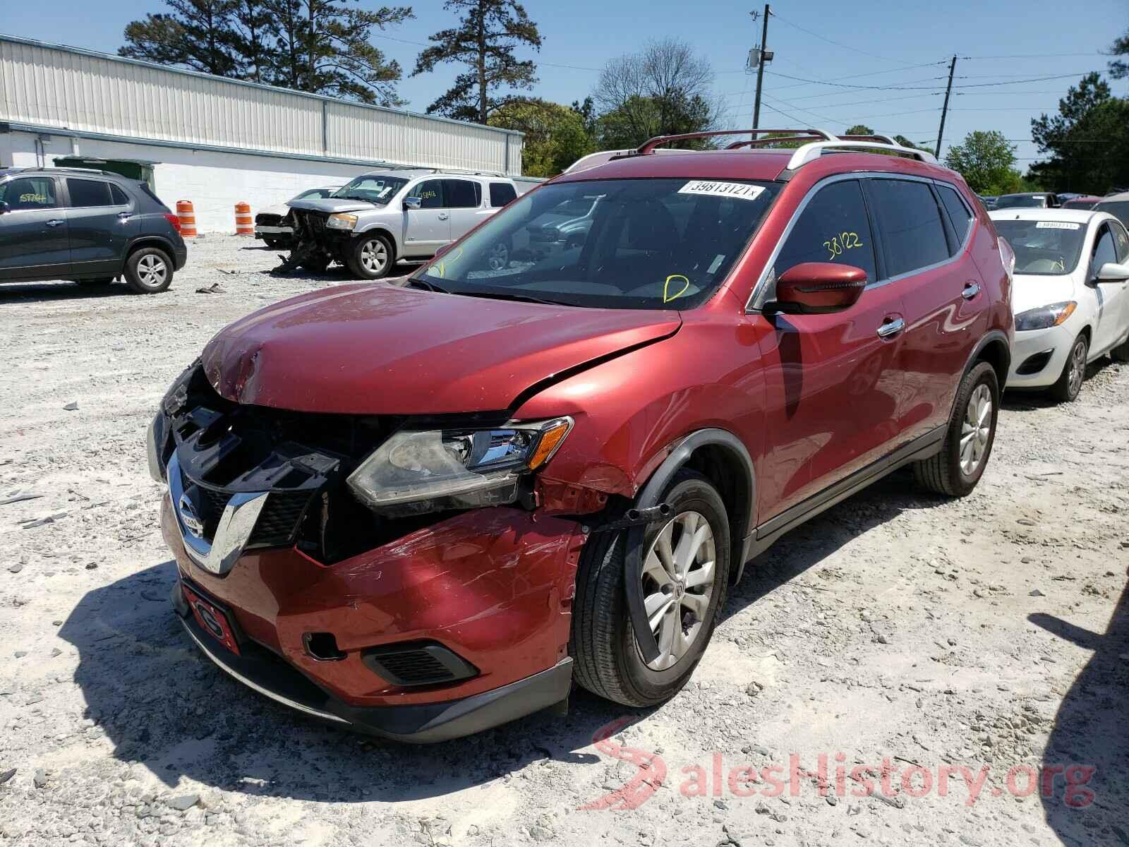 KNMAT2MT1GP634740 2016 NISSAN ROGUE