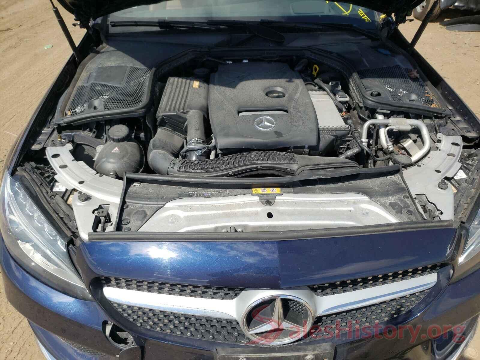 WDDWJ4KB1HF386794 2017 MERCEDES-BENZ C CLASS