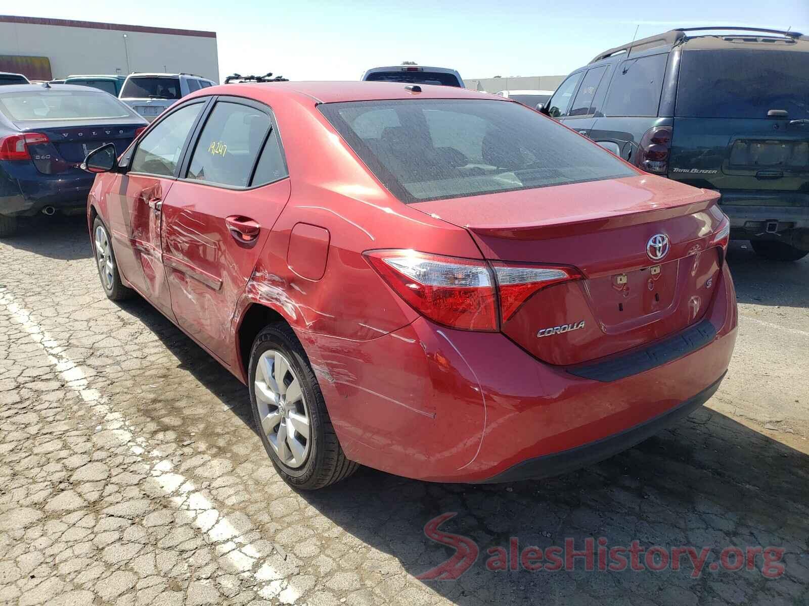 5YFBURHE0GP557377 2016 TOYOTA COROLLA