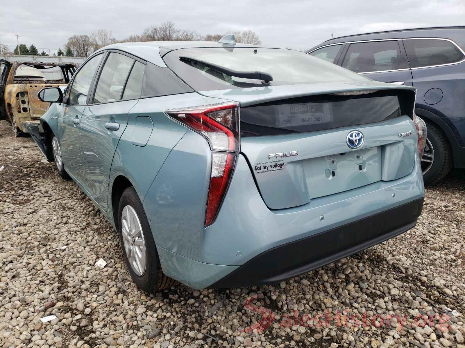 JTDKARFU3G3018781 2016 TOYOTA PRIUS