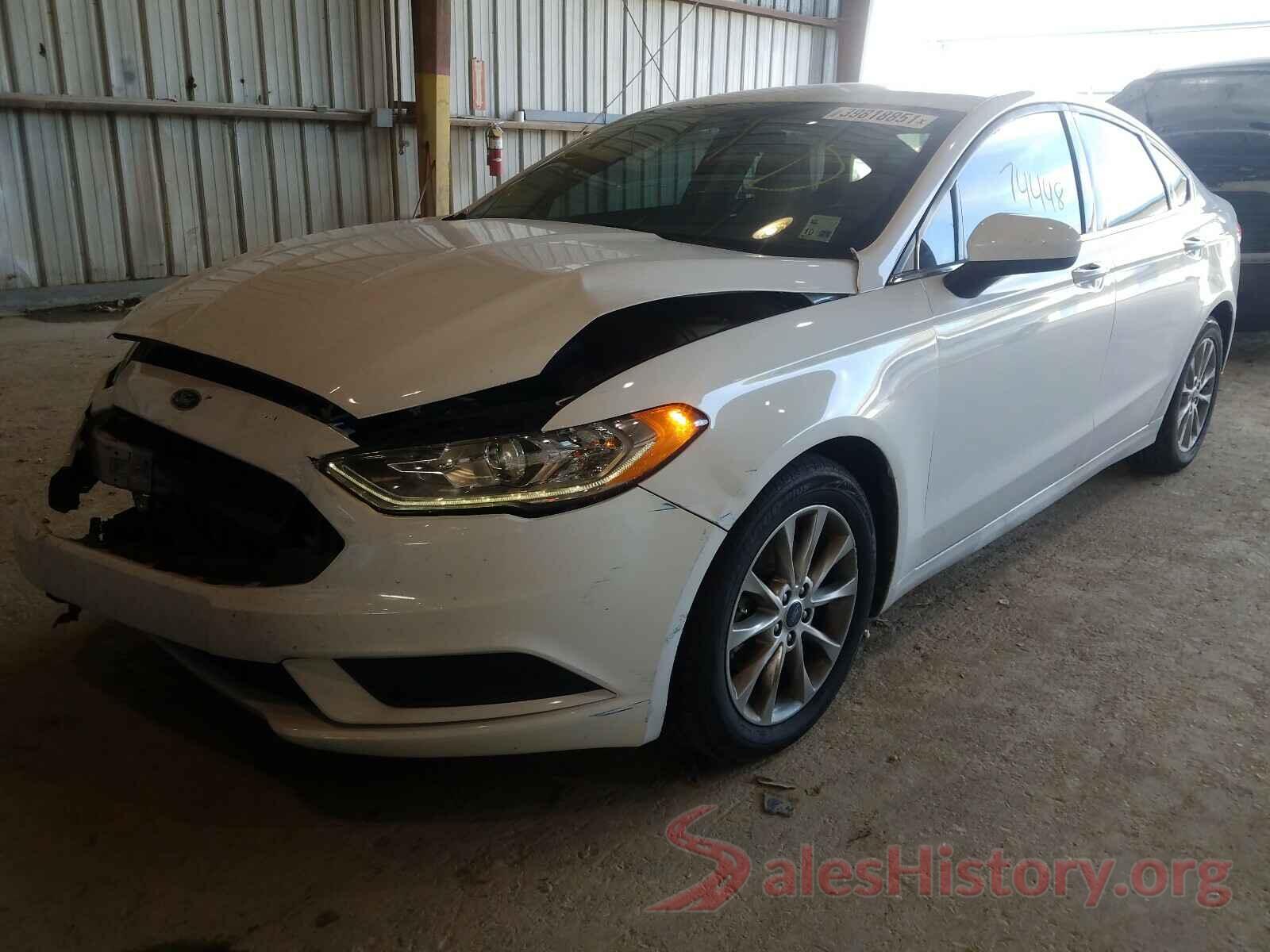 3FA6P0HD7HR240323 2017 FORD FUSION