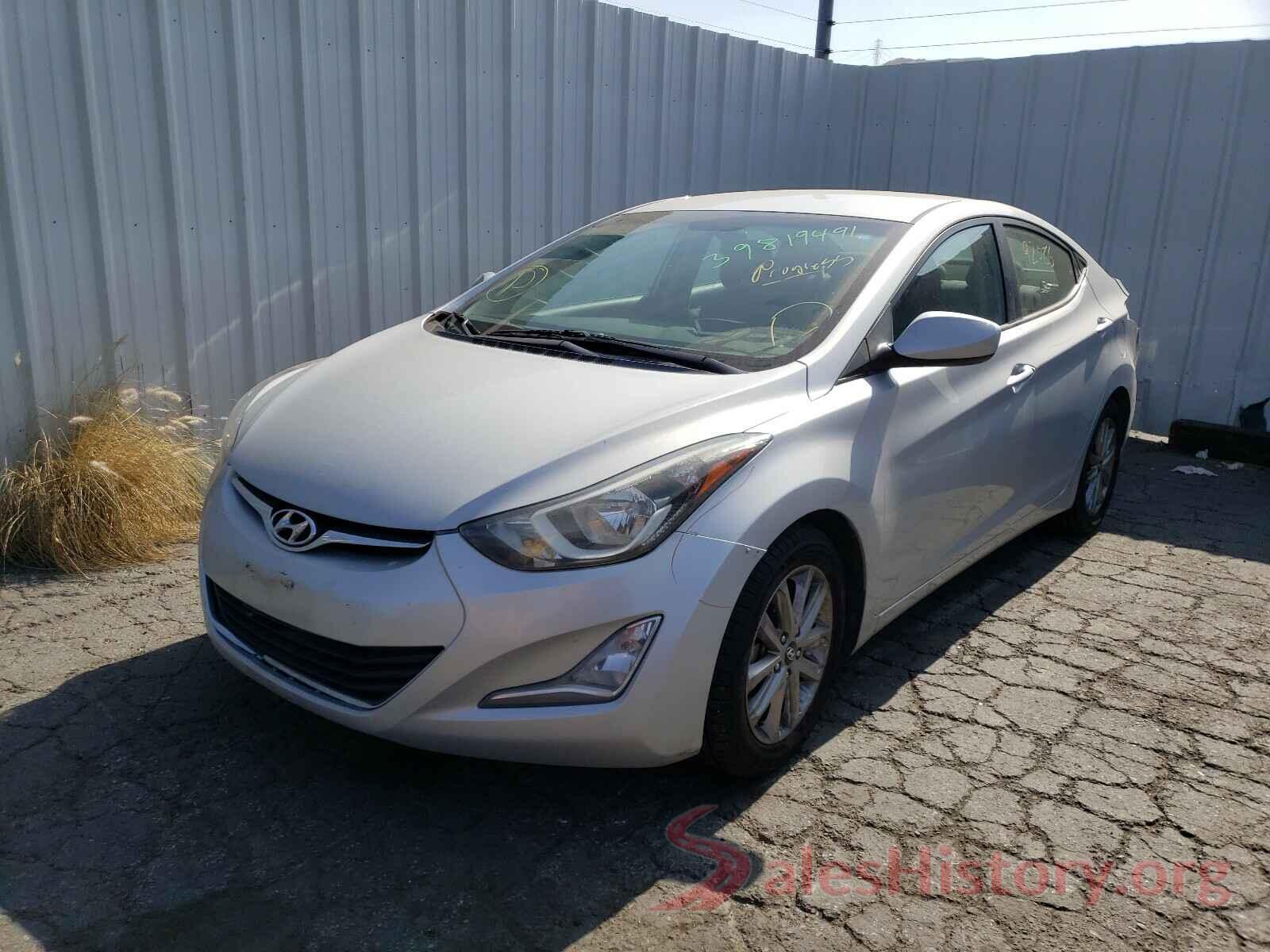 KMHDH4AE7GU480919 2016 HYUNDAI ELANTRA