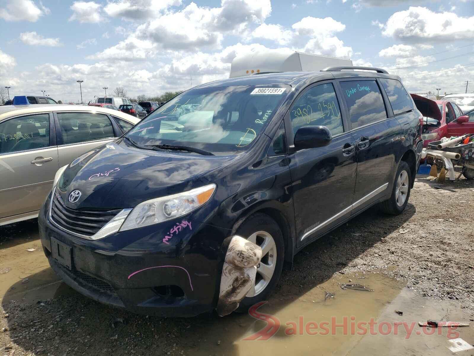 5TDKK3DC9GS697782 2016 TOYOTA SIENNA