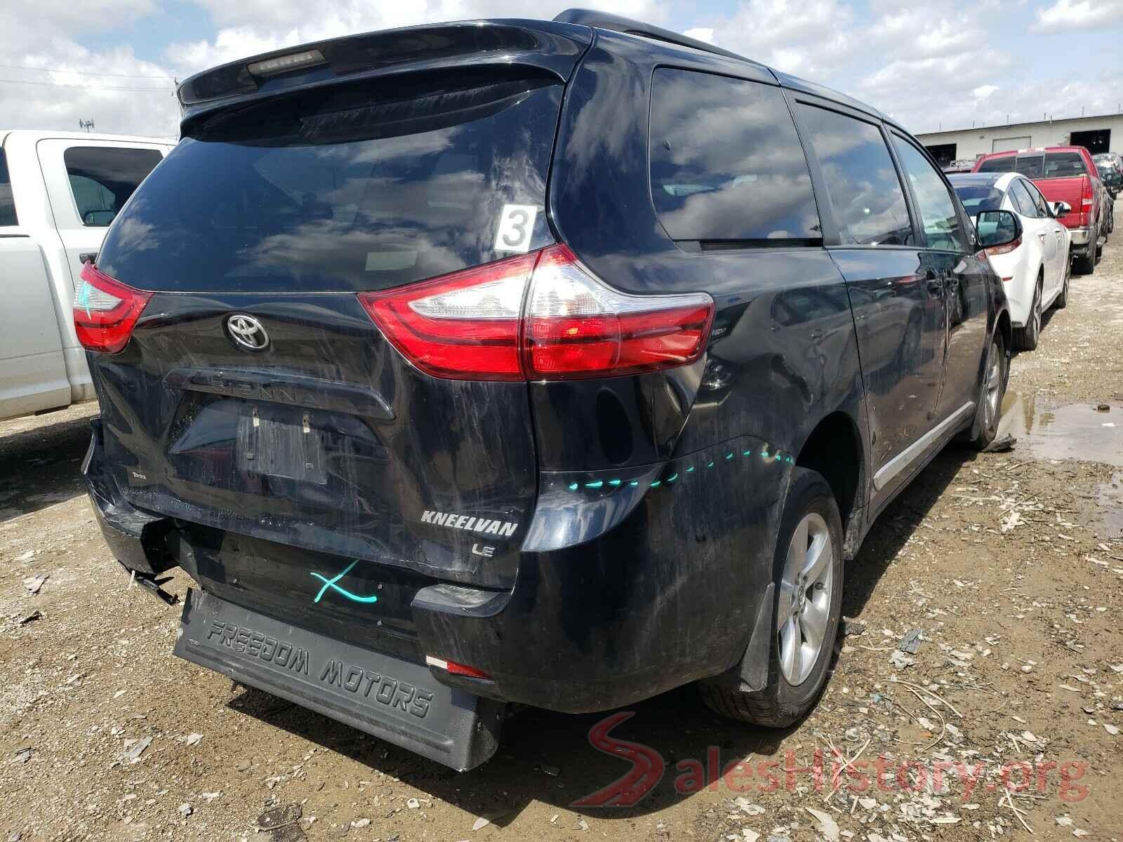 5TDKK3DC9GS697782 2016 TOYOTA SIENNA