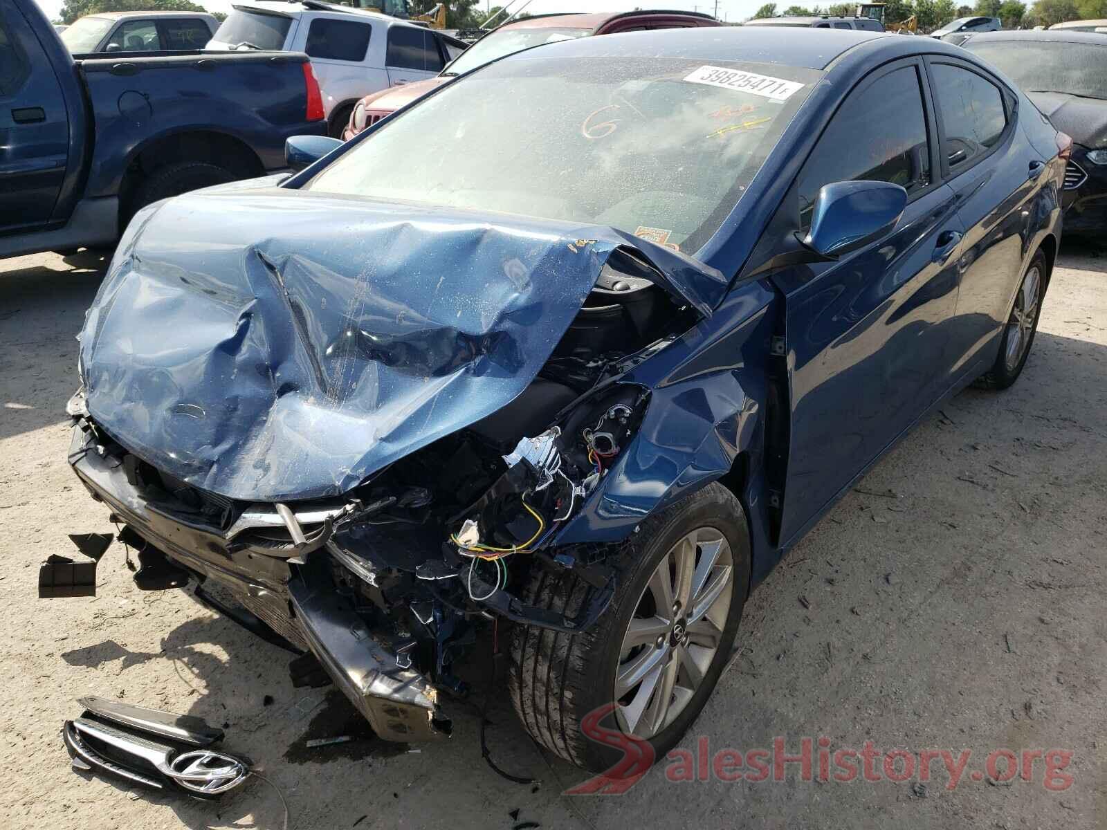 KMHDH4AEXGU637262 2016 HYUNDAI ELANTRA