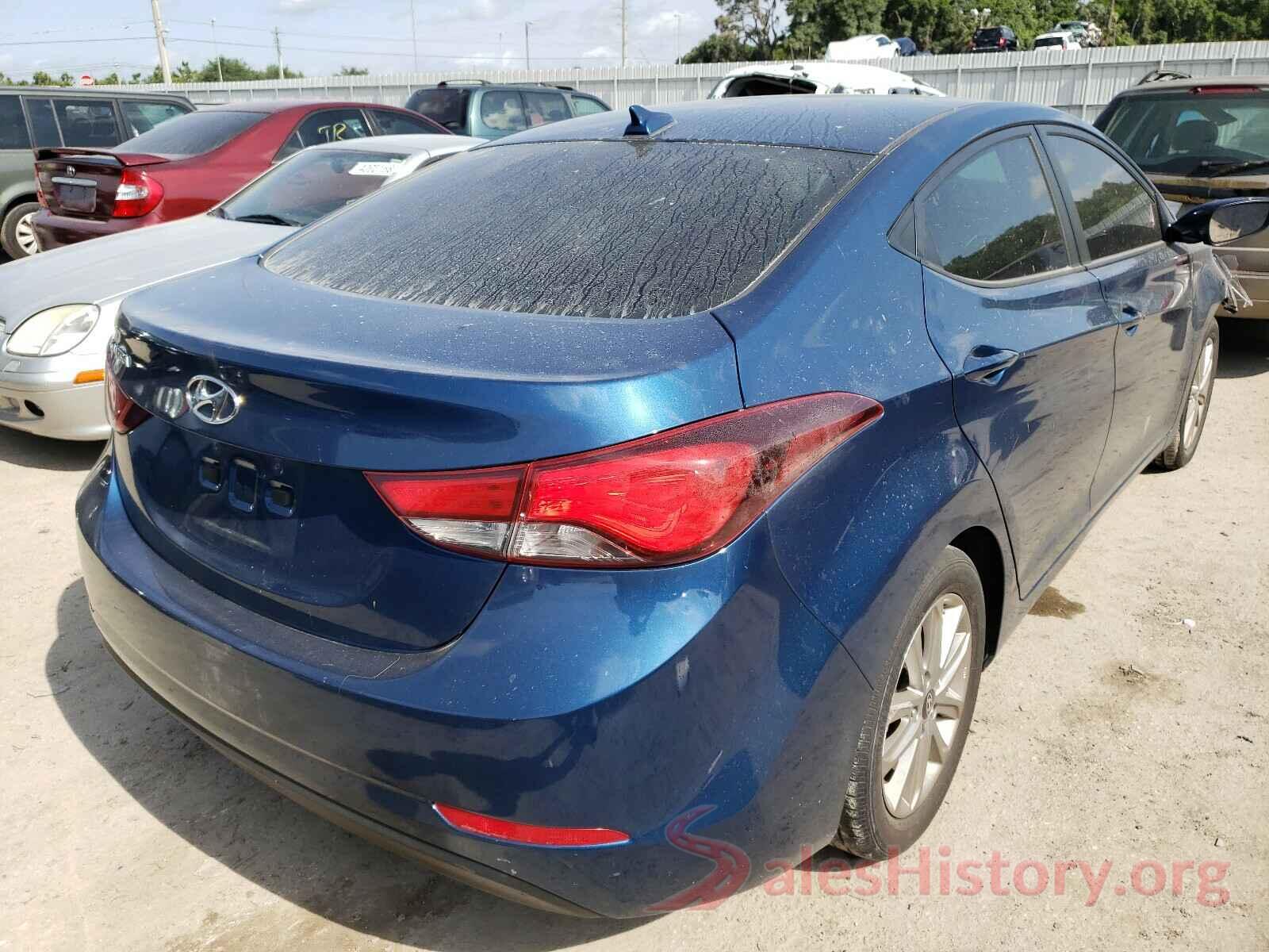 KMHDH4AEXGU637262 2016 HYUNDAI ELANTRA