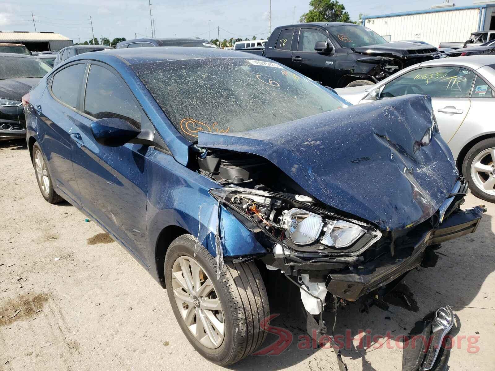 KMHDH4AEXGU637262 2016 HYUNDAI ELANTRA