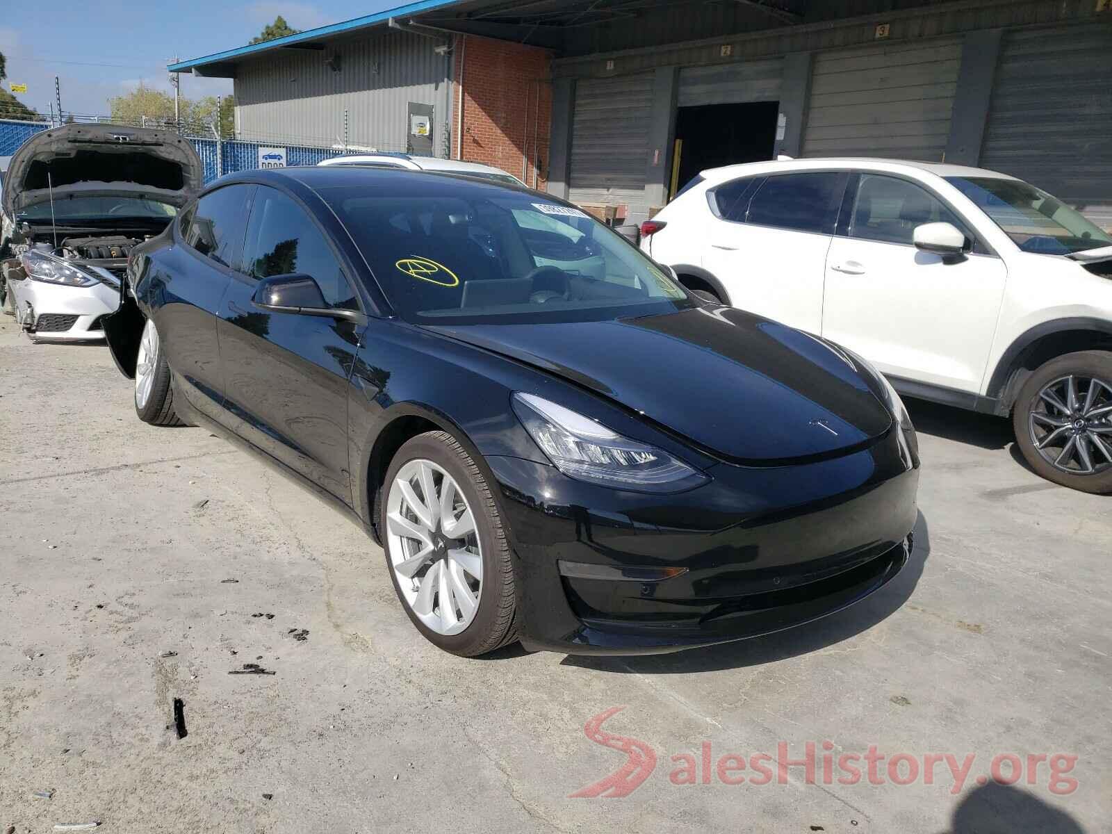 5YJ3E1EA7LF807885 2020 TESLA MODEL 3