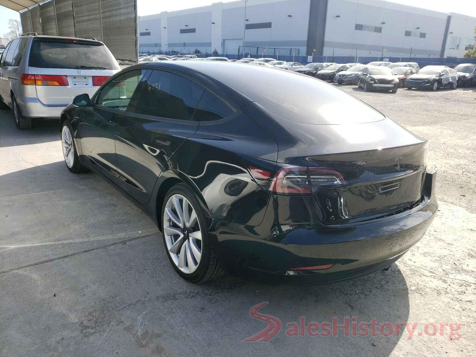 5YJ3E1EA7LF807885 2020 TESLA MODEL 3