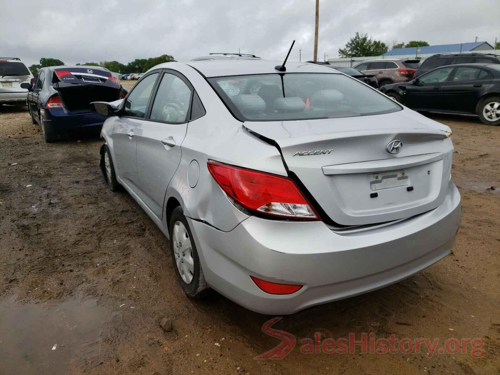 KMHCT4AE2GU019573 2016 HYUNDAI ACCENT