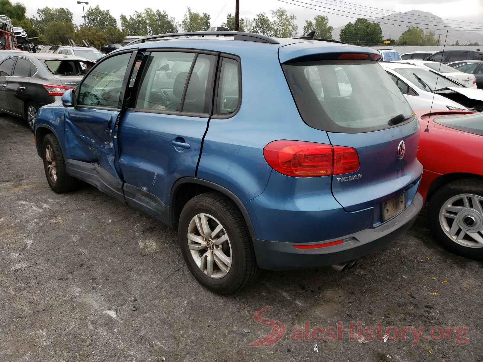 WVGAV7AX8HK030854 2017 VOLKSWAGEN TIGUAN