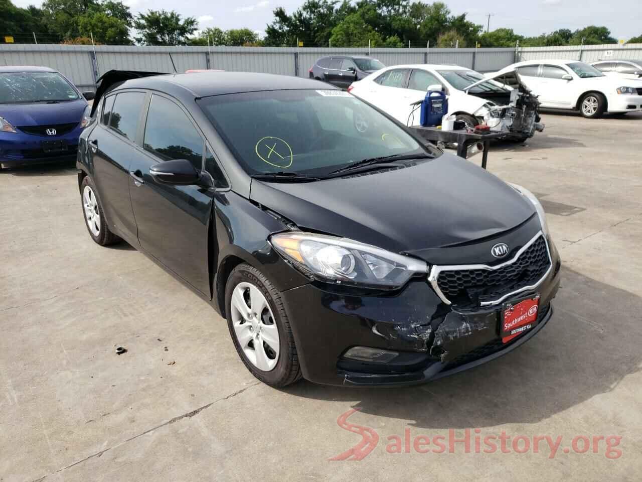 KNAFK5A8XG5581832 2016 KIA FORTE