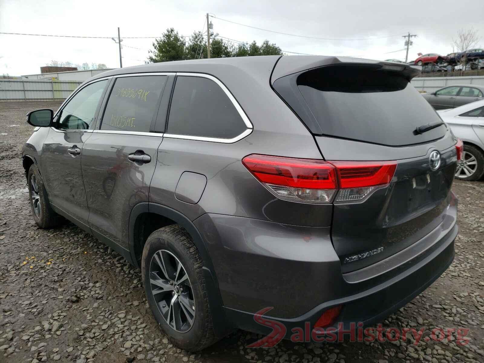 5TDBZRFH7KS980049 2019 TOYOTA HIGHLANDER