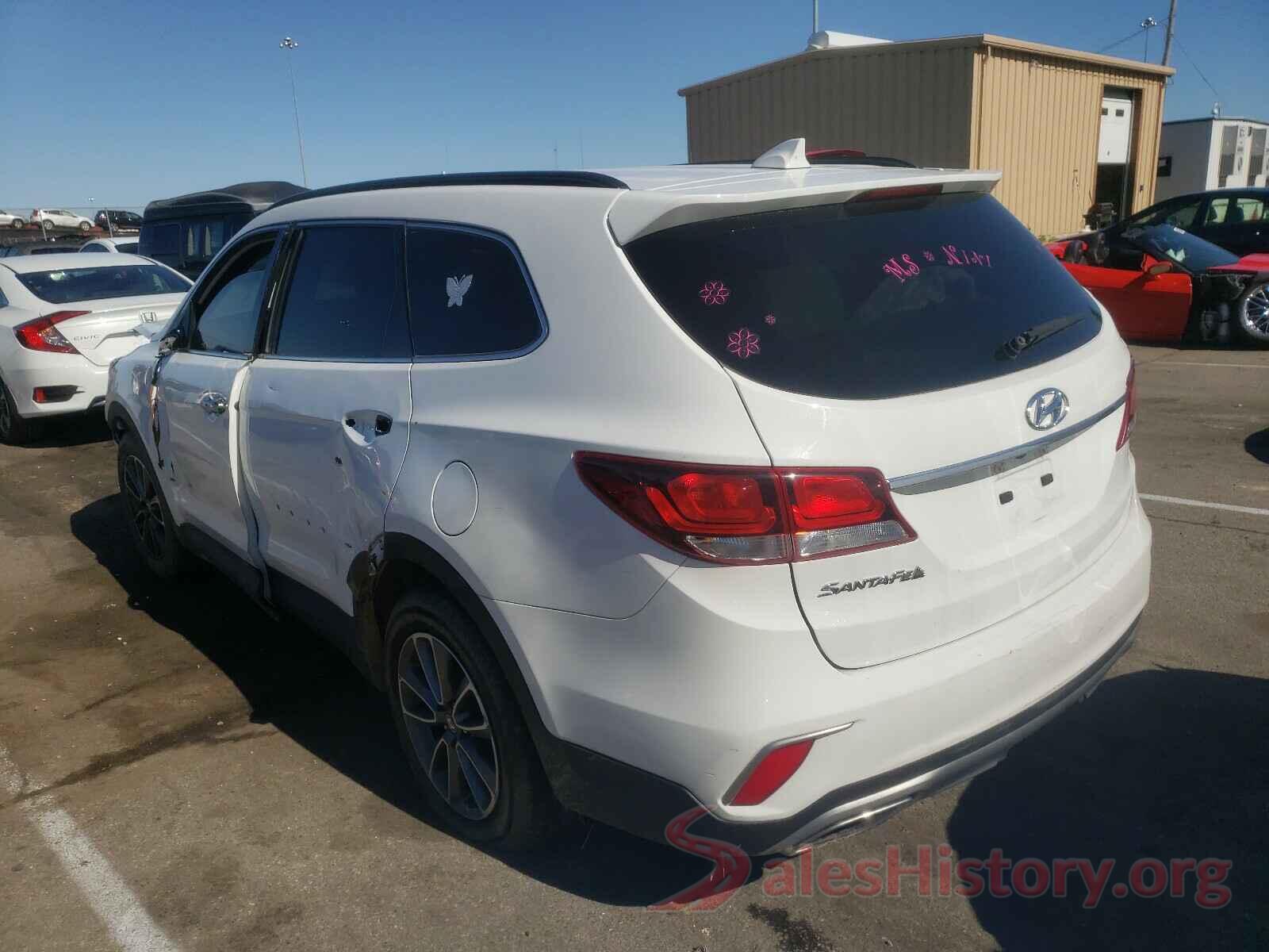 KM8SM4HF8HU172287 2017 HYUNDAI SANTA FE