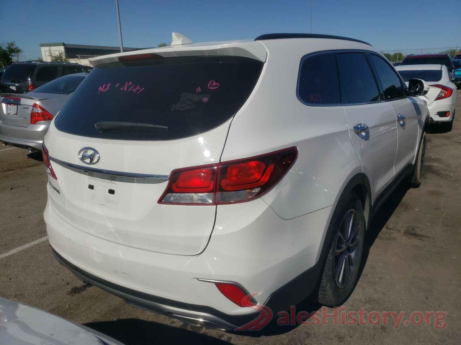 KM8SM4HF8HU172287 2017 HYUNDAI SANTA FE