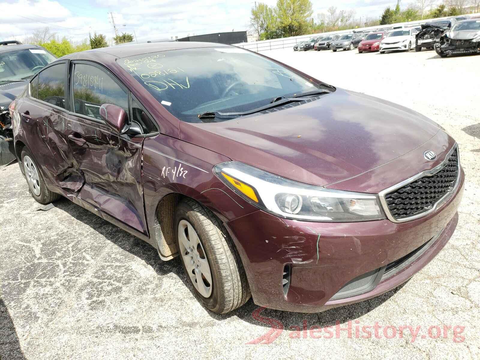 3KPFK4A74HE028121 2017 KIA FORTE