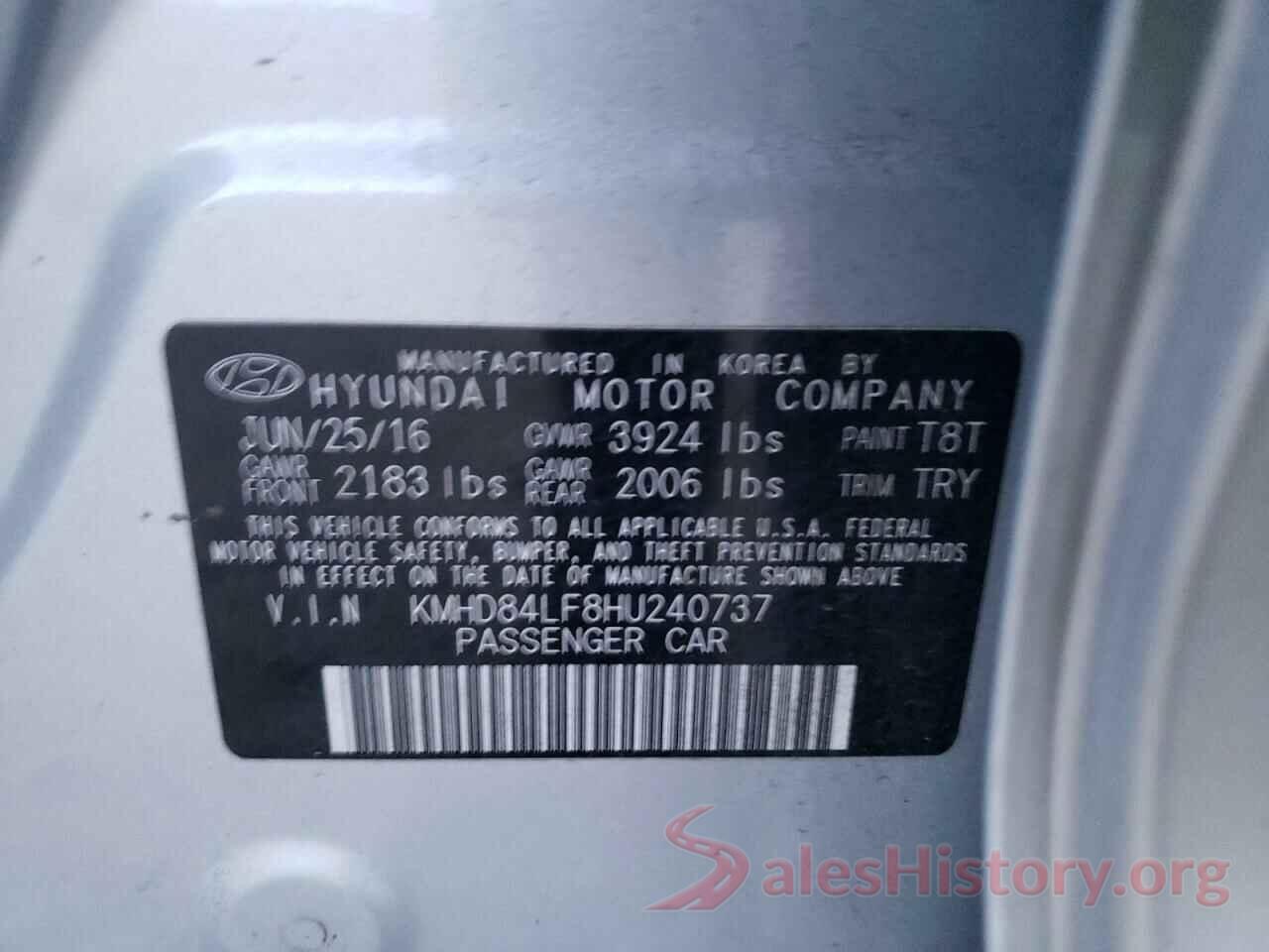 KMHD84LF8HU240737 2017 HYUNDAI ELANTRA