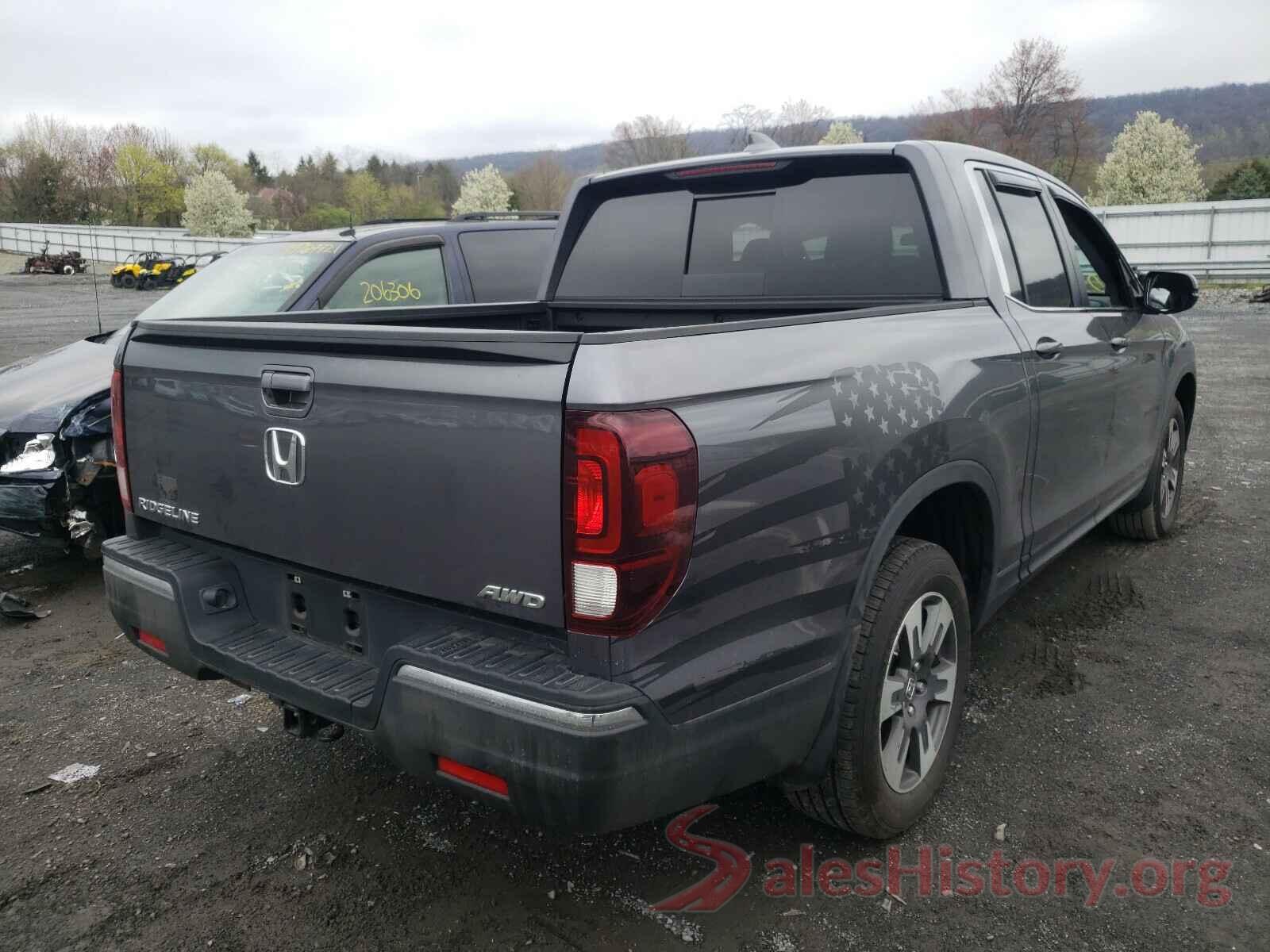 5FPYK3F59KB040736 2019 HONDA RIDGELINE