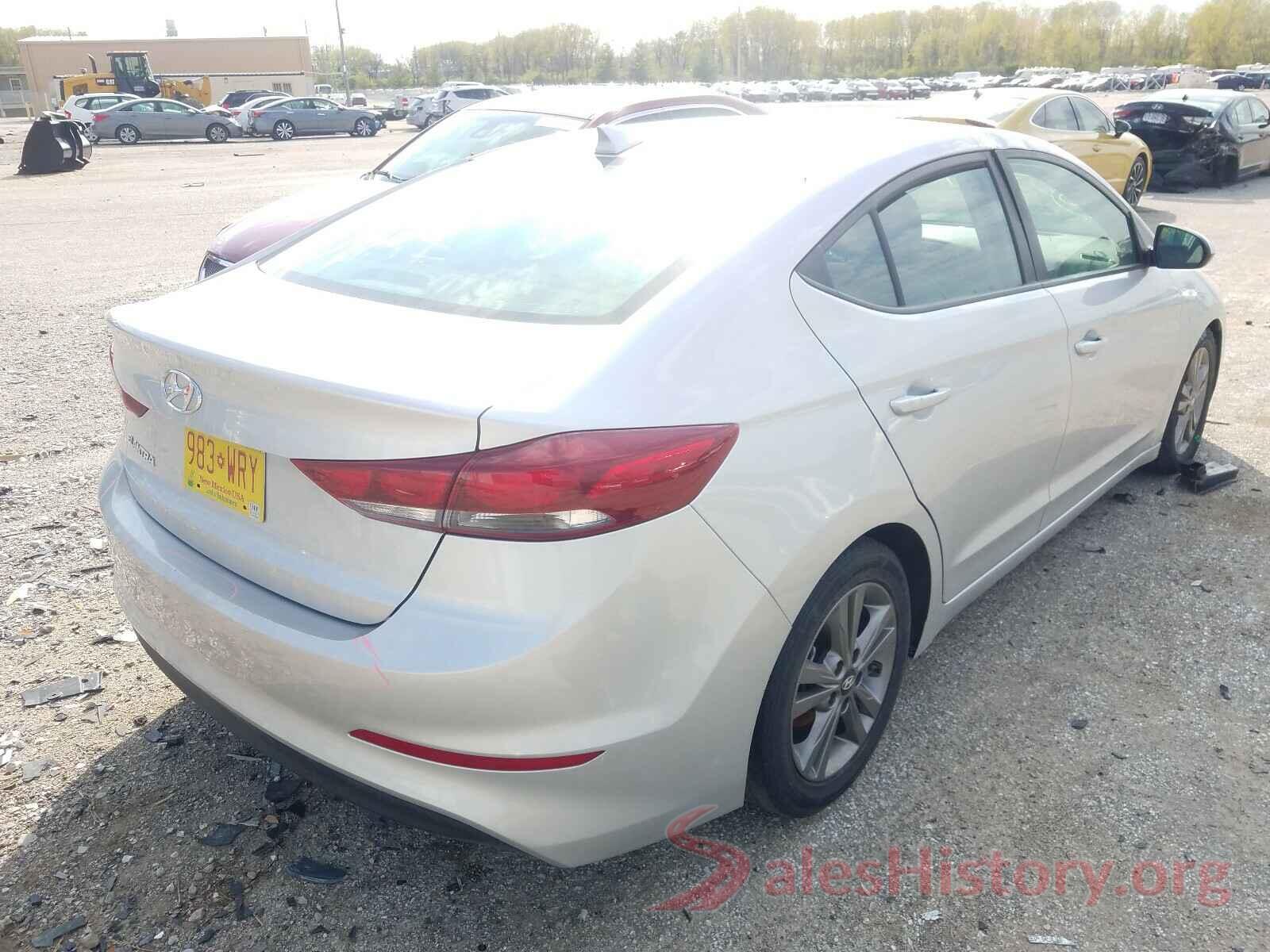 5NPD84LF2JH291008 2018 HYUNDAI ELANTRA