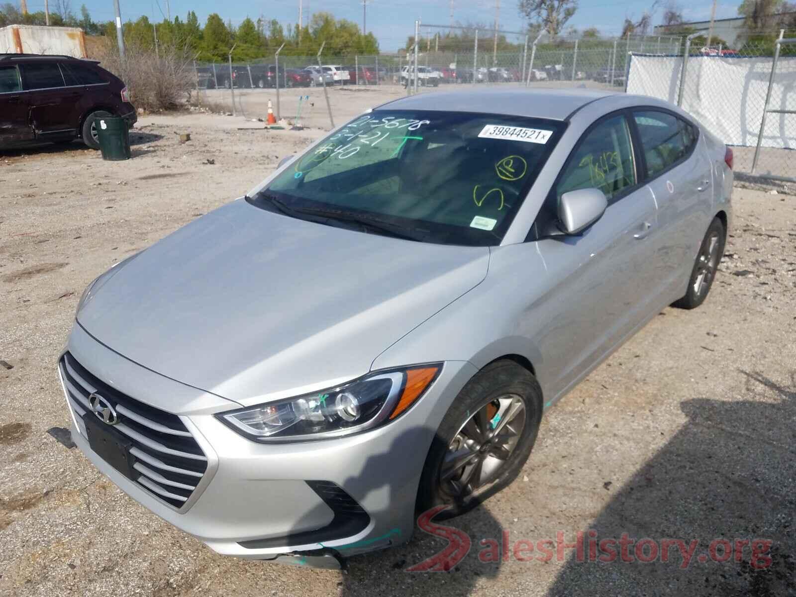 5NPD84LF2JH291008 2018 HYUNDAI ELANTRA