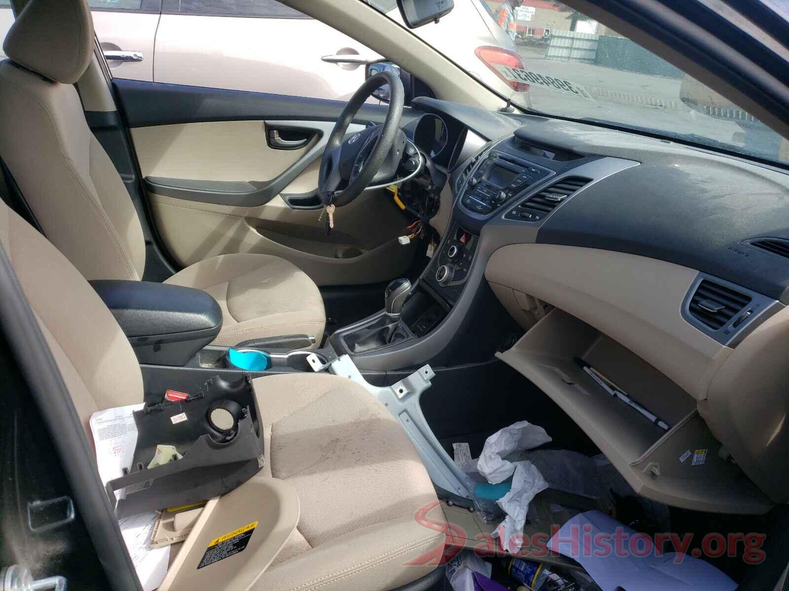 KMHDH4AE8GU483778 2016 HYUNDAI ELANTRA